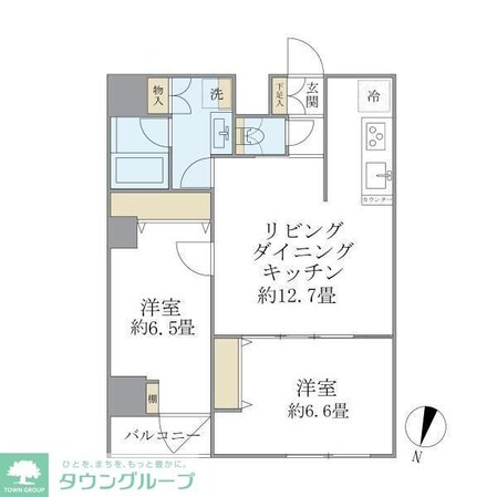 エレミ本蓮沼の物件間取画像